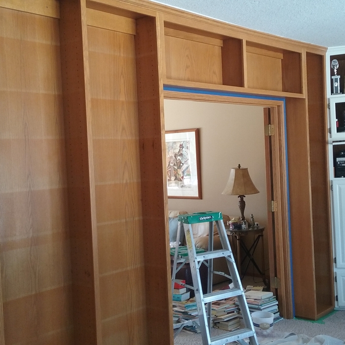 Painting interior cabnetry