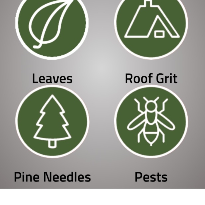 leaf and pine needle gutter guard