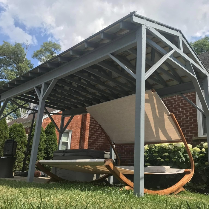 Custom 8 X 20 pavilion.