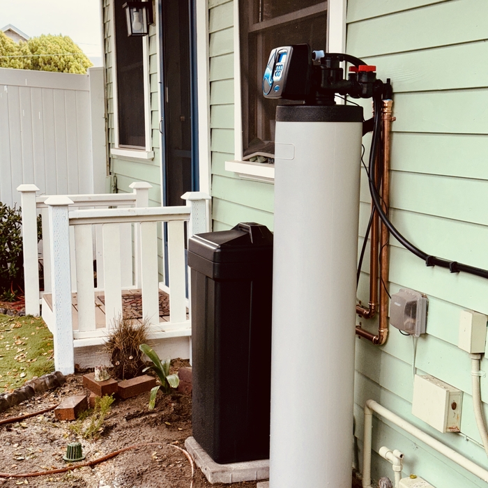 Whole house water filter and softener