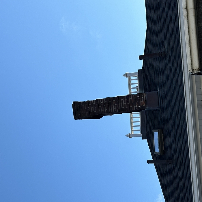 Damage chimney