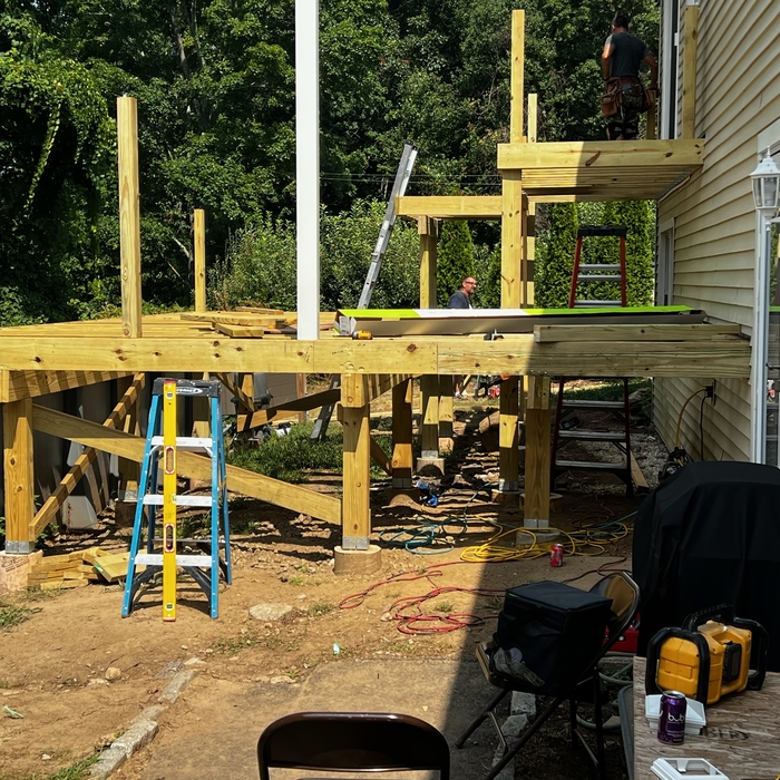 outdoor deck