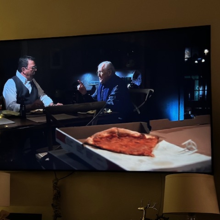 TV installed in living room