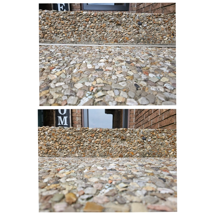Front step landing