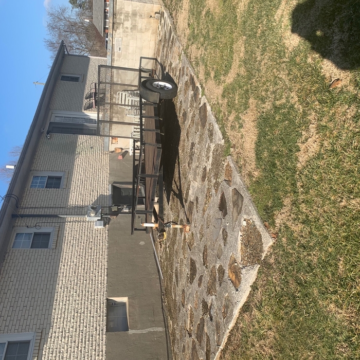 Concrete patio