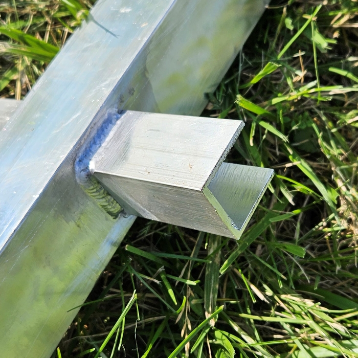 aluminum fence post