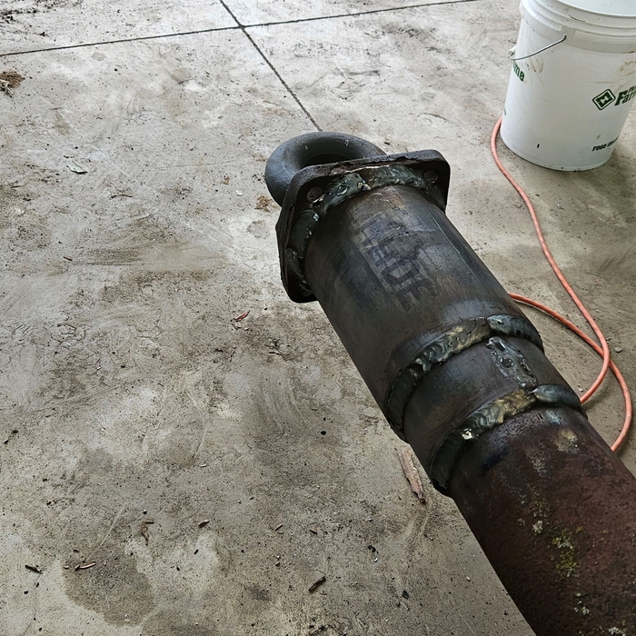 New hitch on a dirt pan