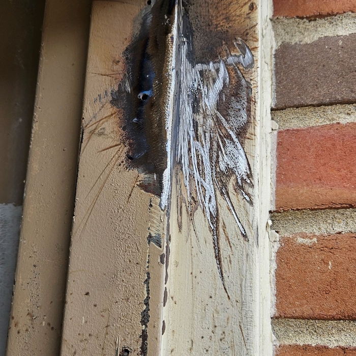 Door that was welded shut