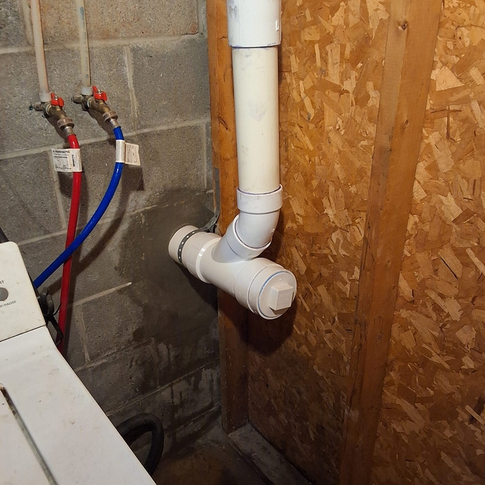 After photo of 4&quot; cast iron replacement