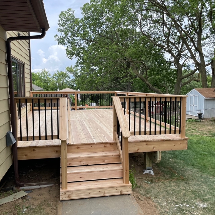 Cedar Decking
