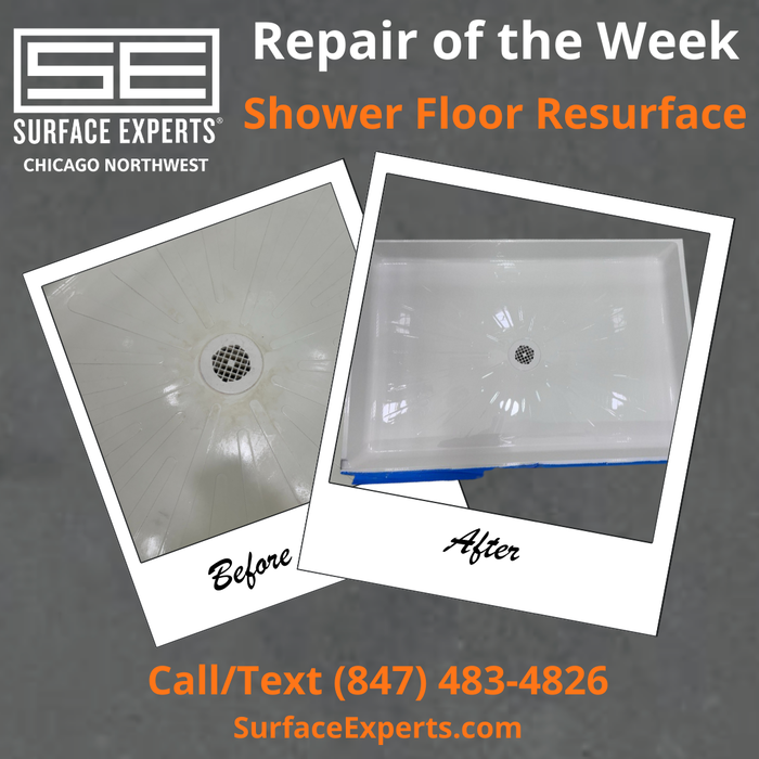 Shower Floor Reglaze