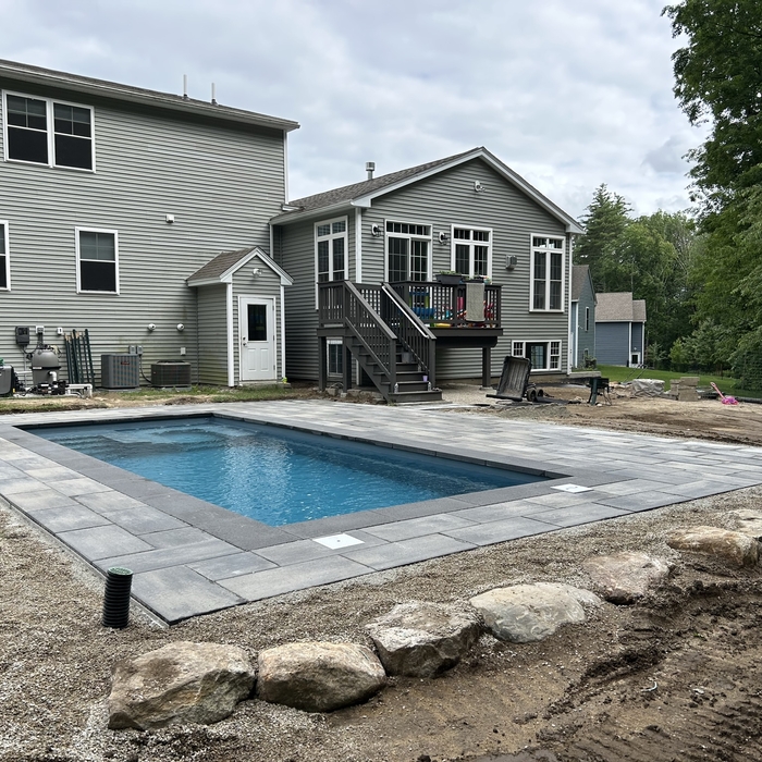 Day 8 - Pool and patio compleete