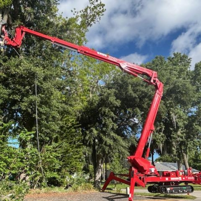 large removal up against fence!
