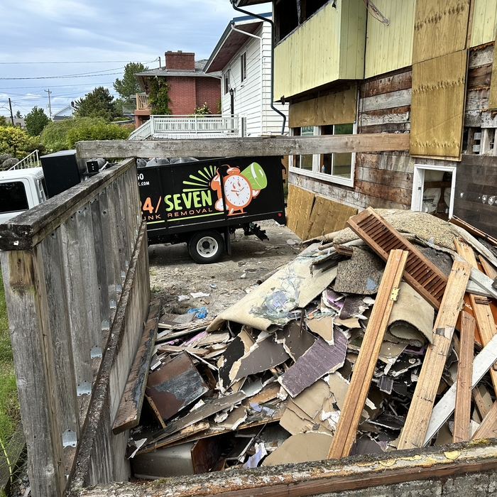 New home remodel demolition