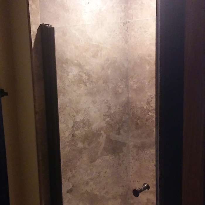 Walk in shower