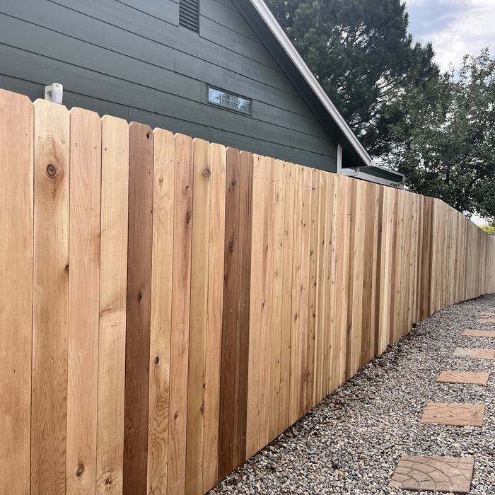 DOG EAR FENCE 1x6x6