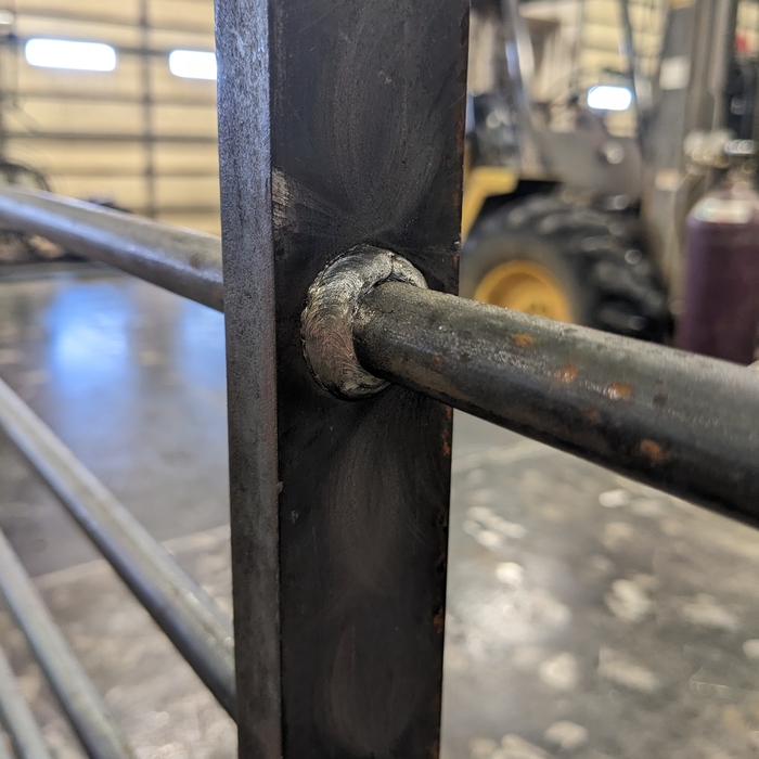 Railing Welds in Shop
