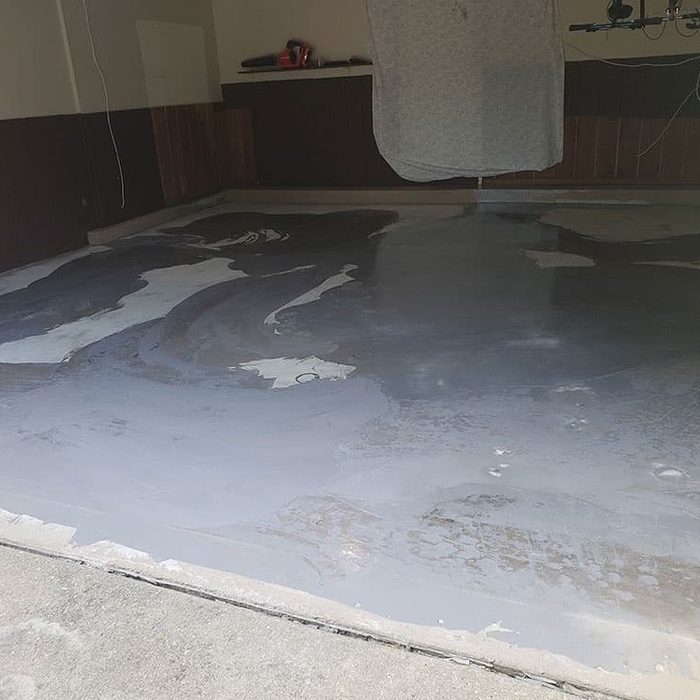 Major salt damage to surface