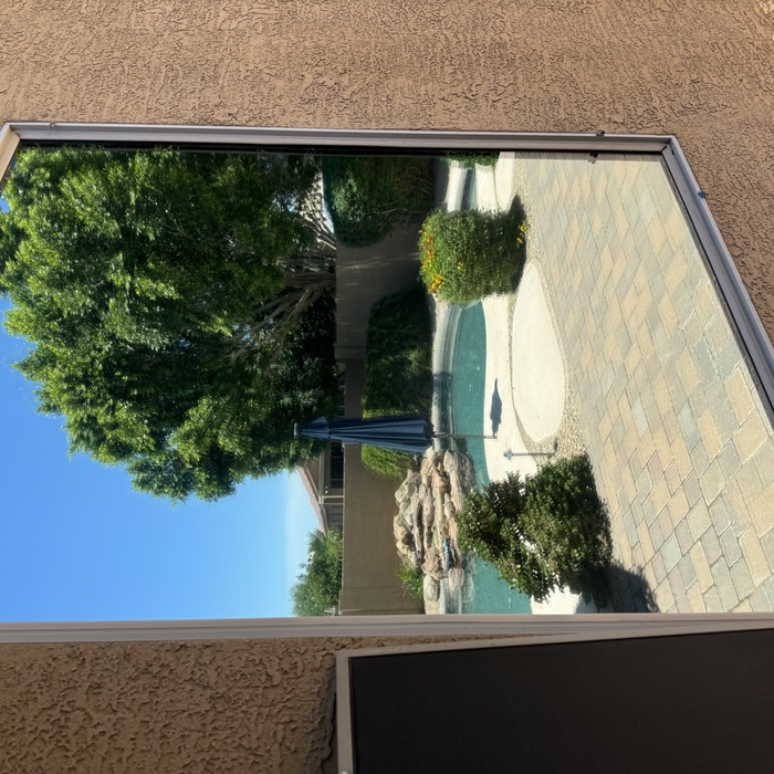 Exterior finished window