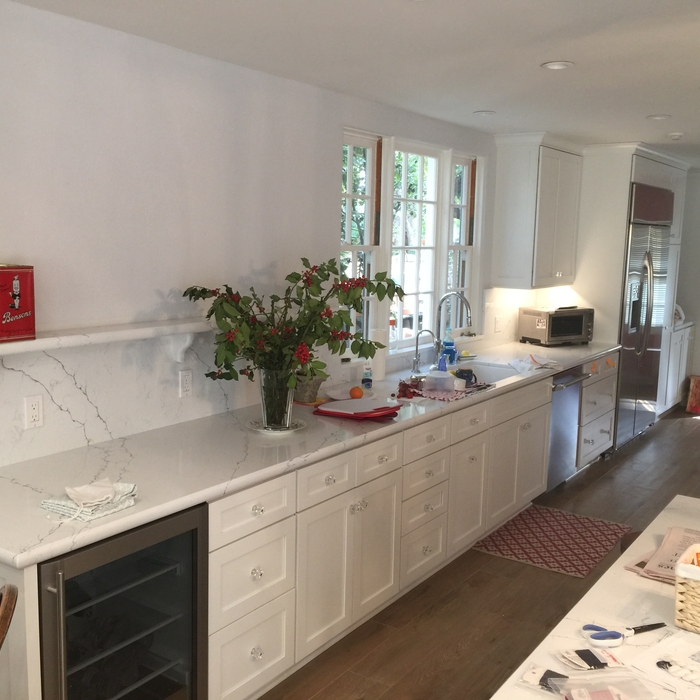 Kitchen and Library