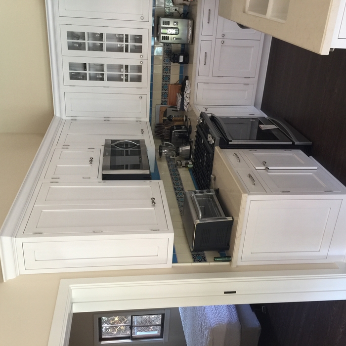 Kitchen and Library