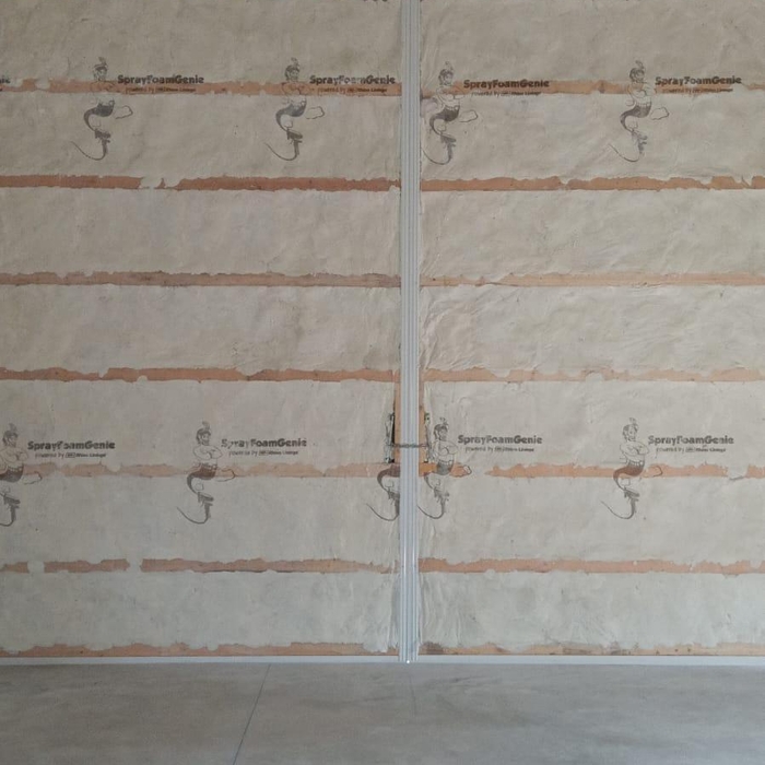Garage Door with Cover Sheets
