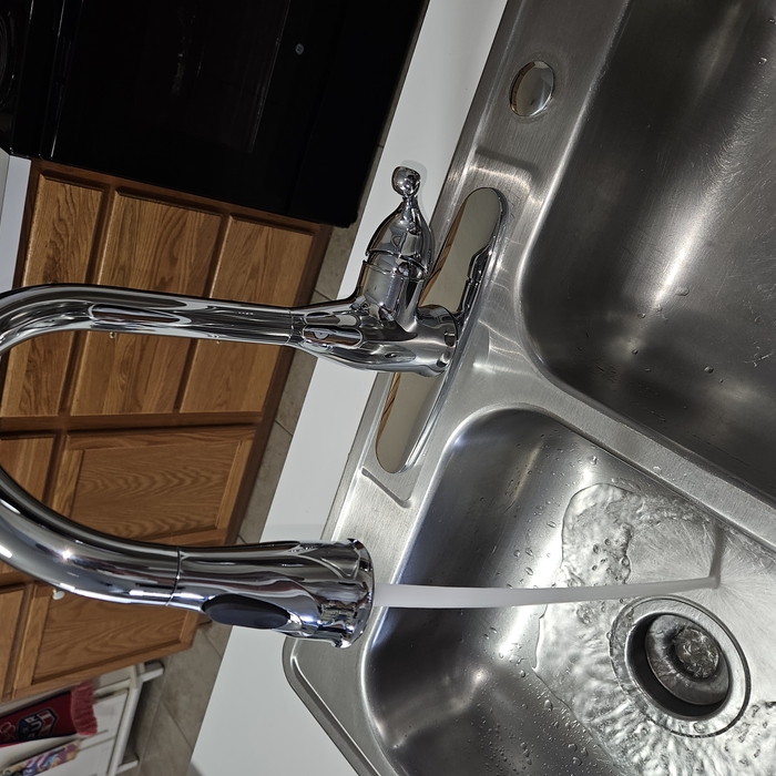 Replaced faucet