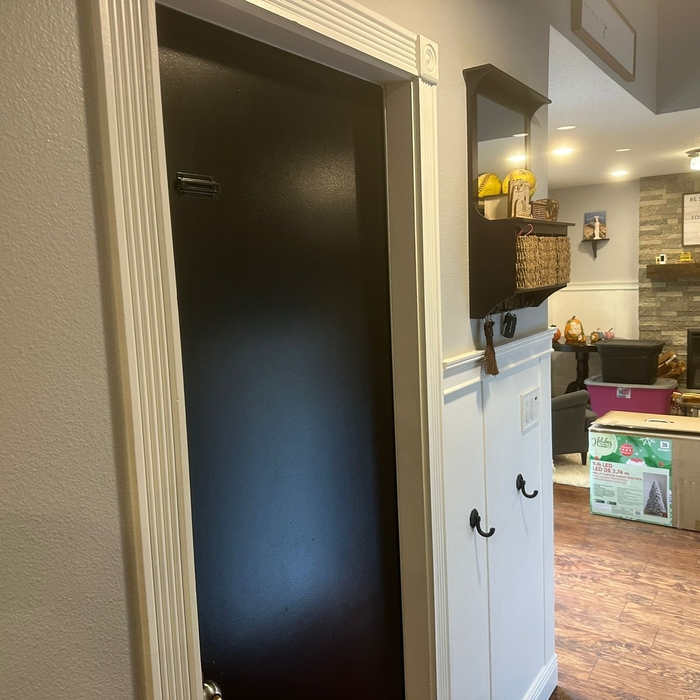Black doors