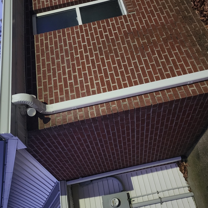 gutters finshed on patesville church