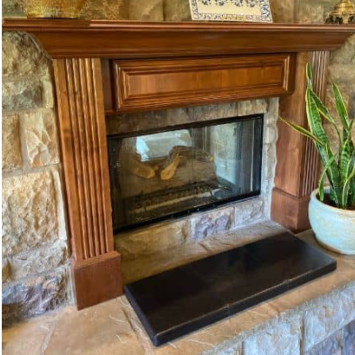 Customer Fireplace Mantel