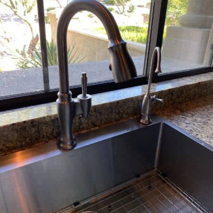 New Sink &amp; Faucet Installation