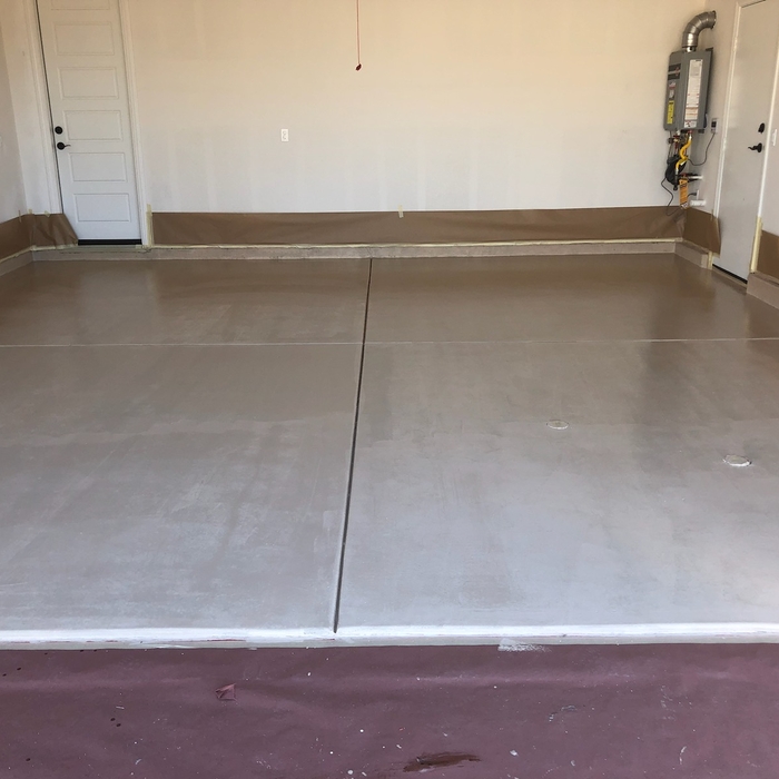 garage epoxy application