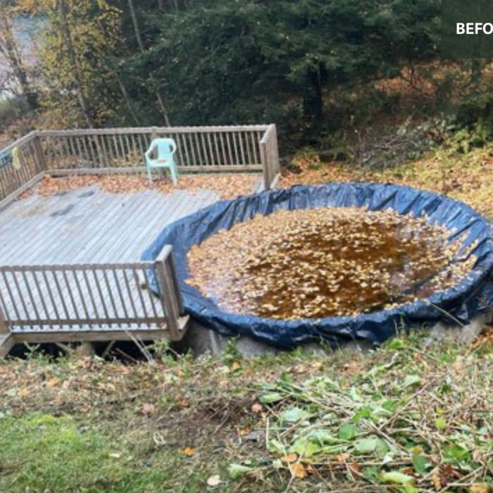 Before pool removal