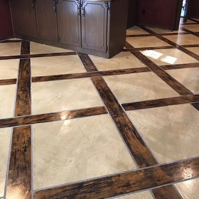 Hand Troweled Concrete Overlay