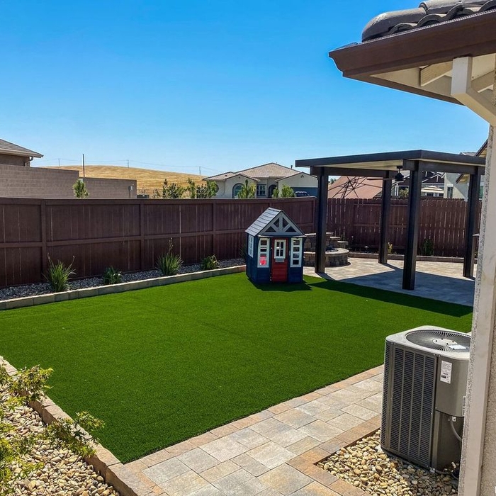 Turf play area