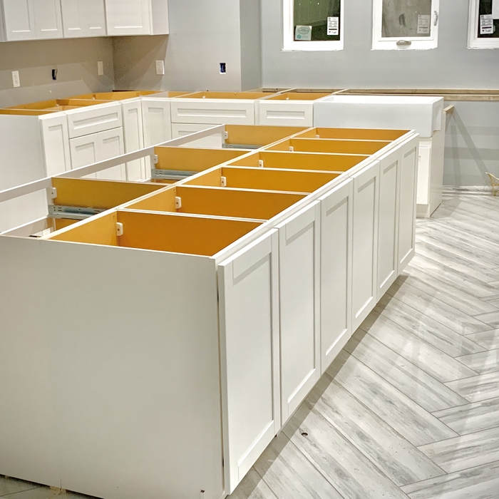 Kitchen Island Cabinet Install