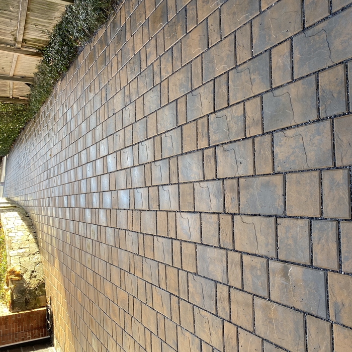 Permeable paver driveway
