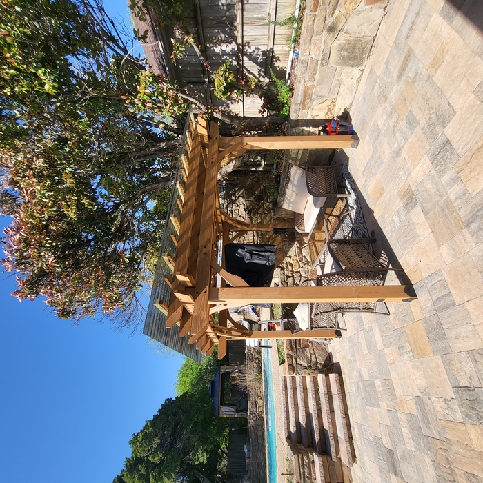 Pergola with Clear Roof