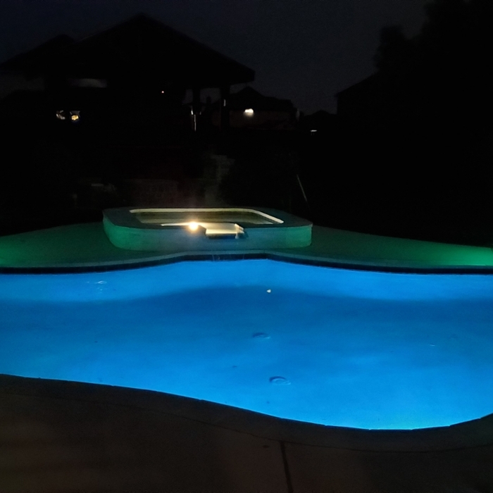 Night Time Shot of Dramatic Transformation