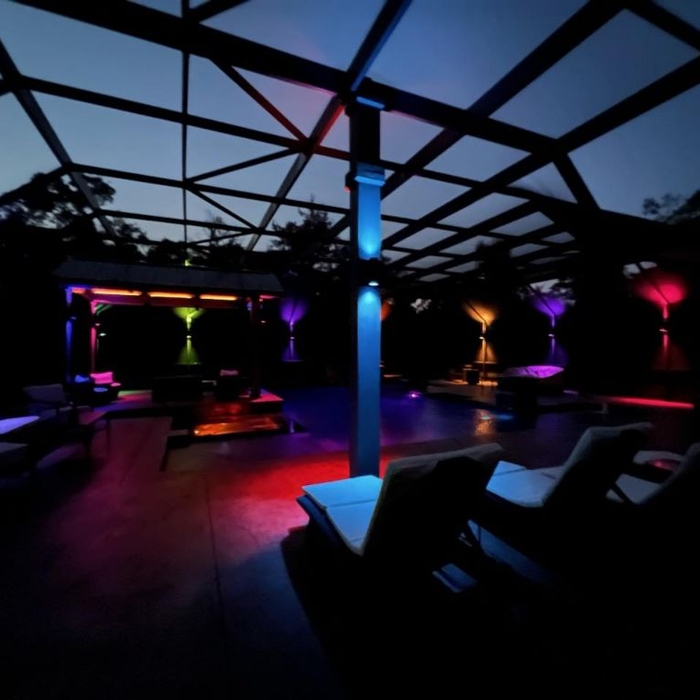 Philips Hue Light for Pool Enclosure
