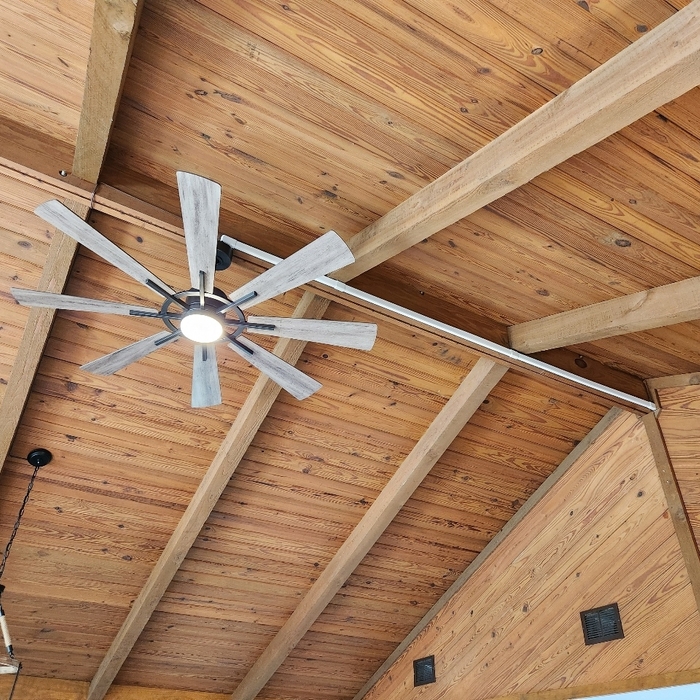 New ceiling fan.