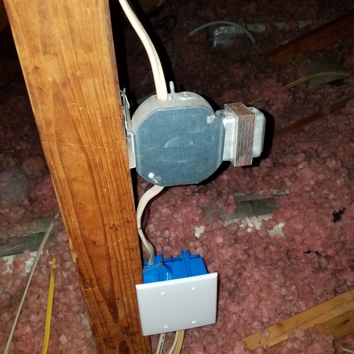 Junction box repair - after
