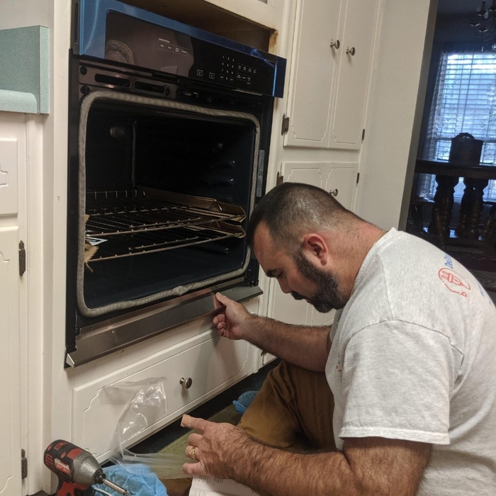 Wall oven installation