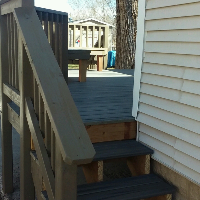 Wood handrail