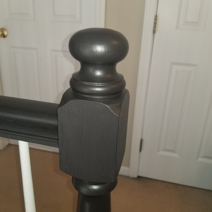 Oak staircase painting