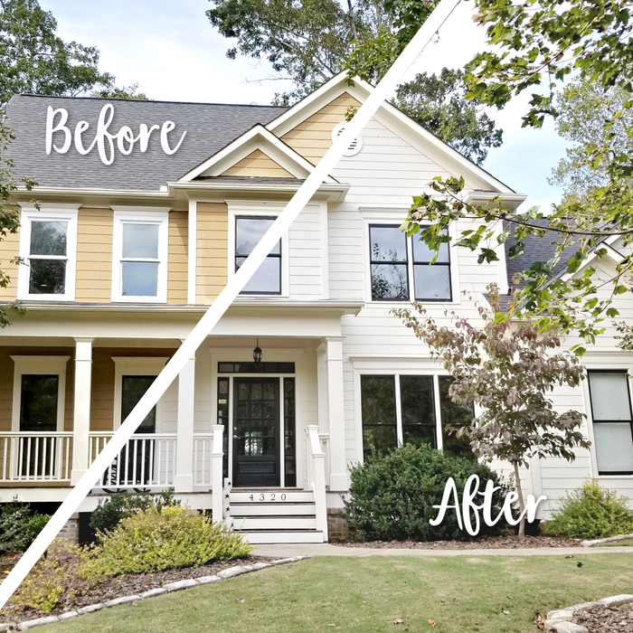 White Painted Exterior