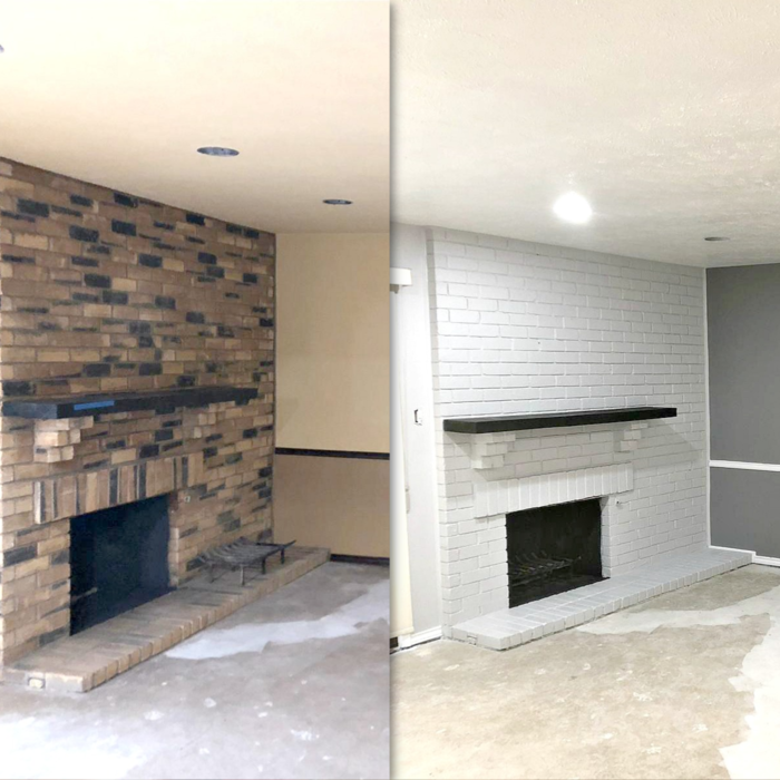 White Fireplace