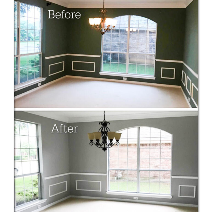 Interior walls and trim