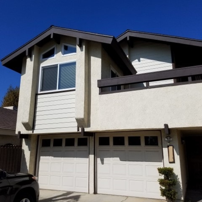 Replaced siding with new Hardy board siding