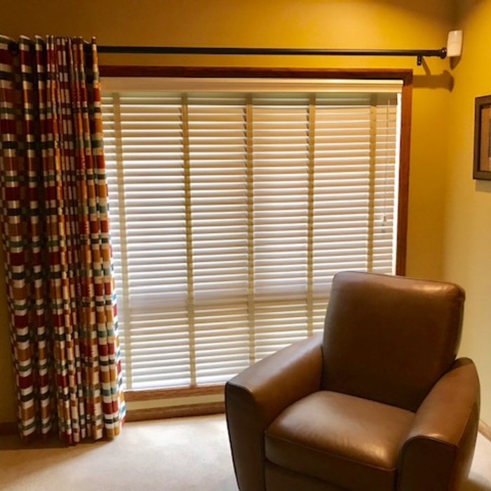 Grommet drapery panel